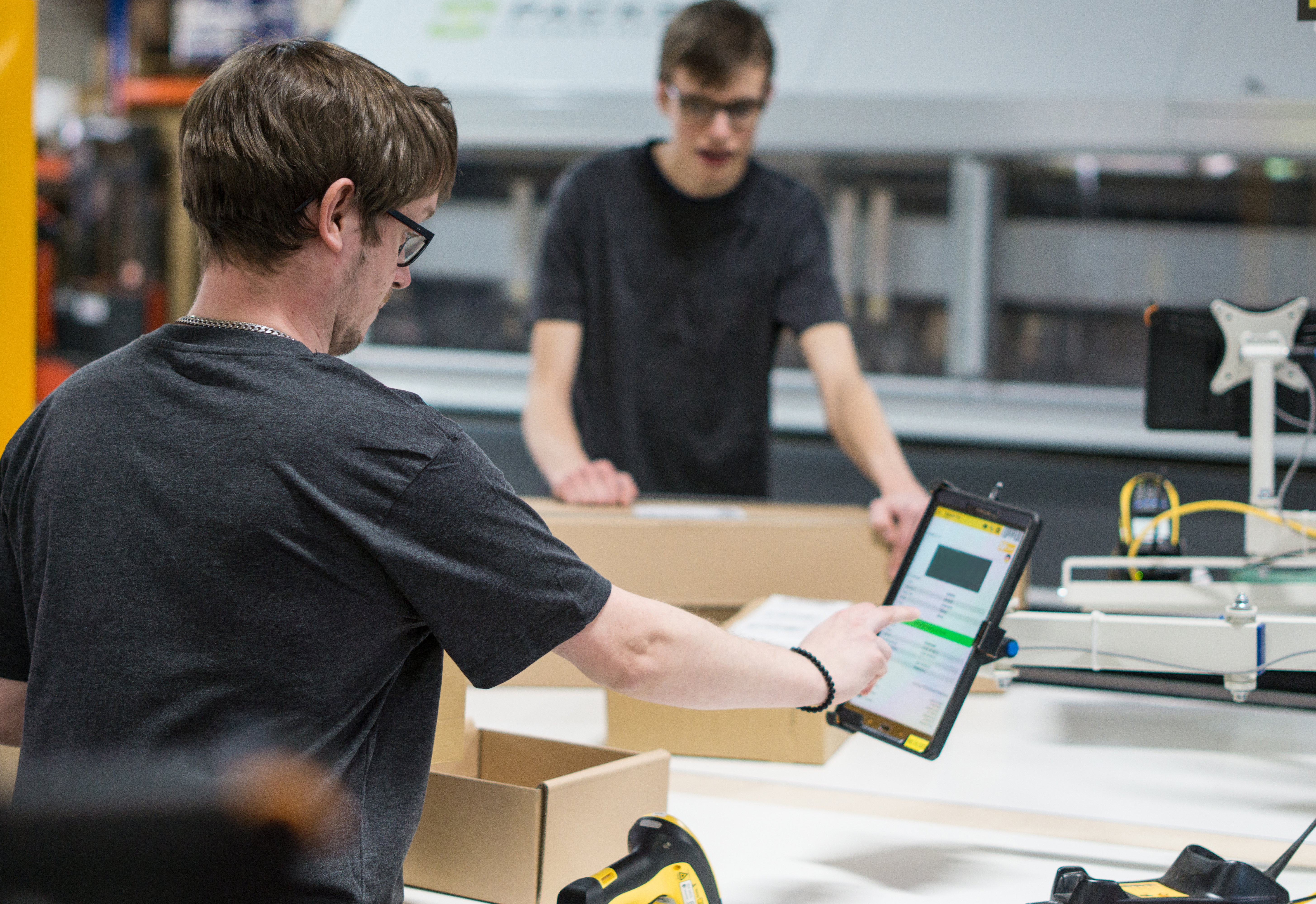 Mitarbeiter im Versand